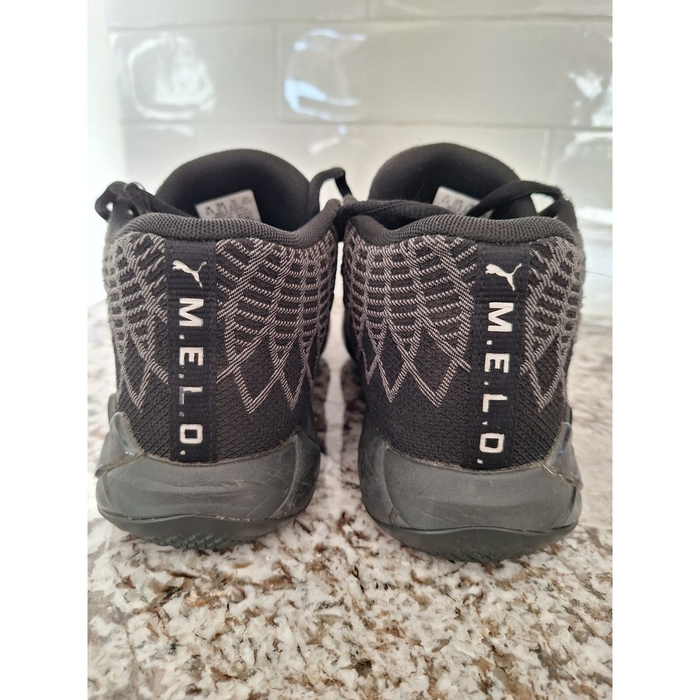 Puma M.E.L.O. Subject 01 Not From Here Basketball Sneakers Black, Size Boys‎ 5.5 - Picture 3 of 9